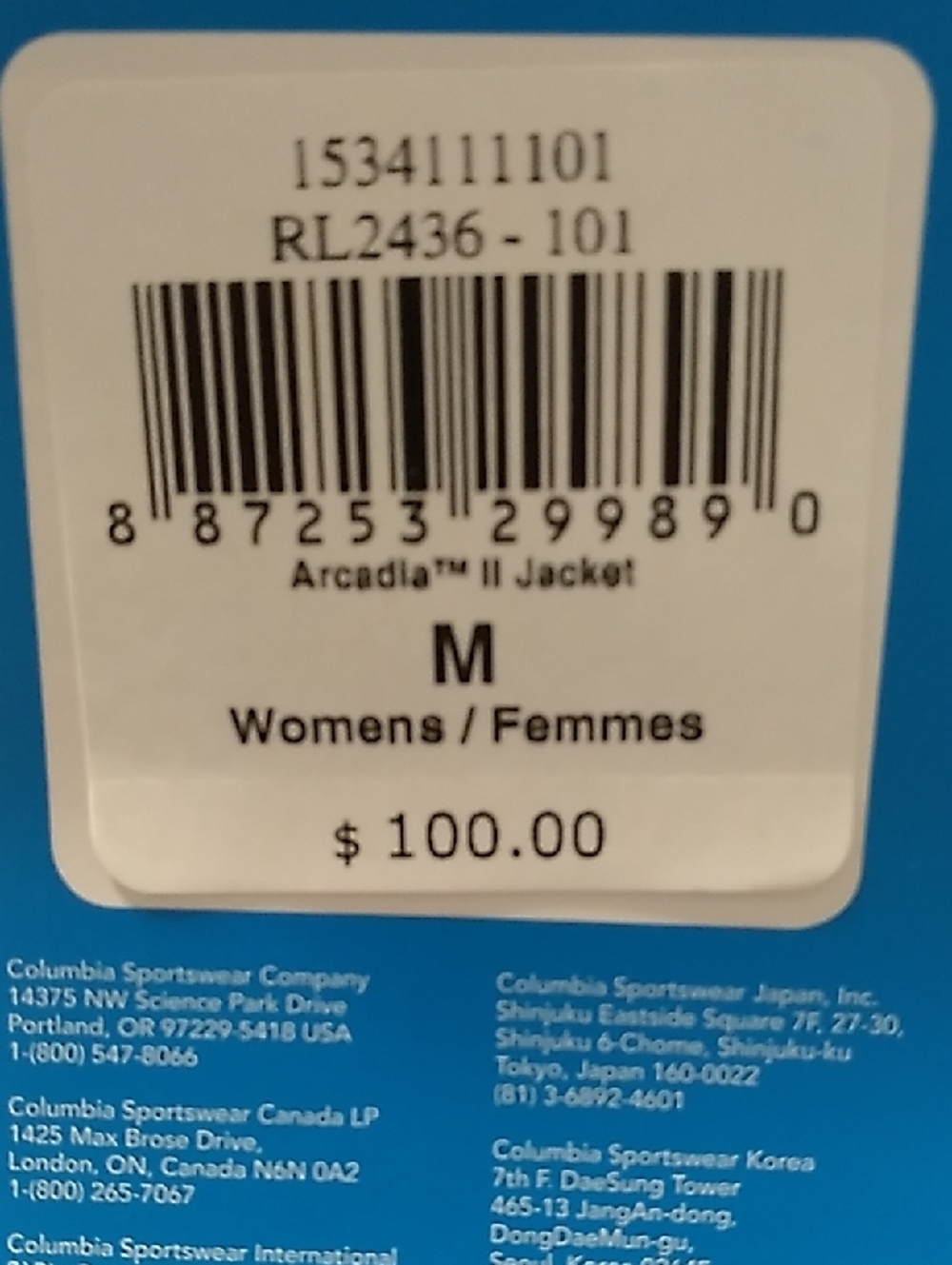 Columbia Women's White And Flint Gray Waterproof Outdoor Jacket - Picture 3 of 11